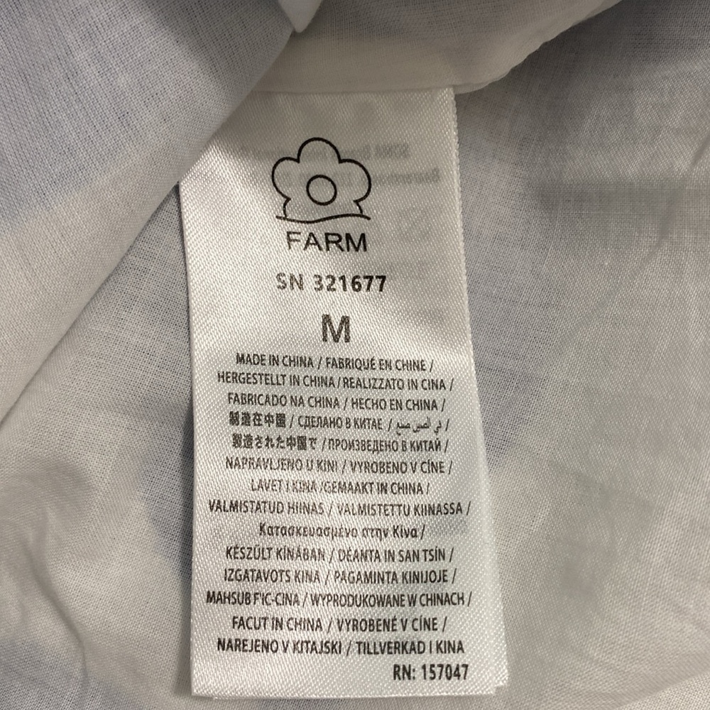 NWT FARM Rio Foliage Maxi Dress Size M - Picture 10 of 11